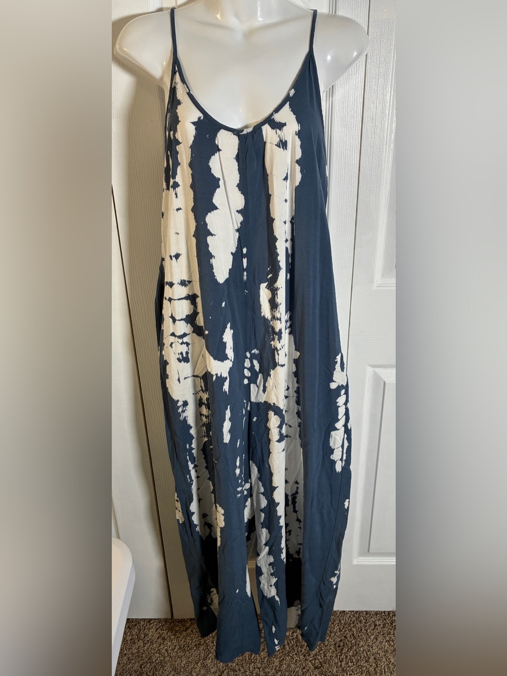 Buenos Ninos Tie-Dye Wide Leg Jumpsuit, Size M